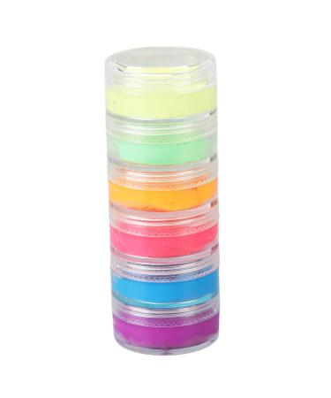 6 Color Body Painting Balm Ultraviolet Luminous Water Based Body Painting Kit for Halloween Facial Eyeshadow Cream