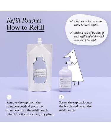 Davines LOVE Smoothing Shampoo Refill - Frizz Control & Shine | International Shipping Available - Buy Online on GoSupps.com