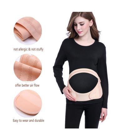 Maternity Belt & Belly Band - Breathable Abdominal Support for Pregnancy & Recovery | Adjustable Waist Brace for Lower Back & Pelvic Comfort - Buy Online on GoSupps.com