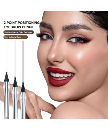 Waterproof Eyebrow Pencil for Women | Natural Full Brows | Sweat-Proof & Easy Application (Black - Buy Online on GoSupps.com