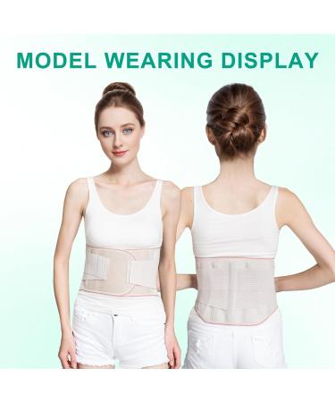 Adjustable Lumbar Back Brace for Lower Back Pain Relief | Support for Herniated Discs & Muscle Strains | Breathable X-Large Waist Support Belt - Buy Online on GoSupps.com