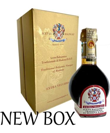 Tradizional Balsamic Vinegar of Modena PDO - 25 Years Old + Tic doser + Recipes Book- Acetaia Malpighi  - Buy Online on GoSupps.com