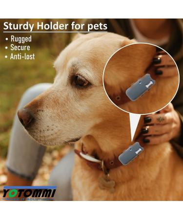 Silicone Cover for Tractive GPS Dog Tracker - Waterproof Rubber Accessories (2 Pack Black & Gray) - Durable Pet Collar Finder - Buy Online on GoSupps.com