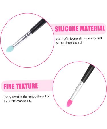 PLAFOPE 15 Pcs Silicone Eyeshadow Brush Lipstick Applicator Makeup Glitter Lipstick - Buy Online on GoSupps.com