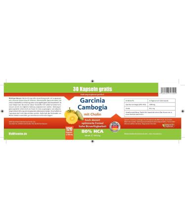 Premium Garcinia Cambogia 1890mg | 80% HCA | 120 Vegan Capsules | High Bioavailability & Natural Weight Support - Buy Online on GoSupps.com