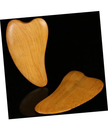 Buy NOLITOY 2pcs Wooden Gua Sha Scraping Massage Tool - Facial Lifting Stone & Jade Roller for Ultimate Skincare Care - Buy Online on GoSupps.com