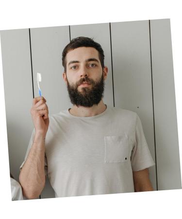 Topperfun Travel Toothbrush Set - 50 Comfortable Two-Colored Manual Toothbrushes for Hotels & Travel - Buy Online on GoSupps.com