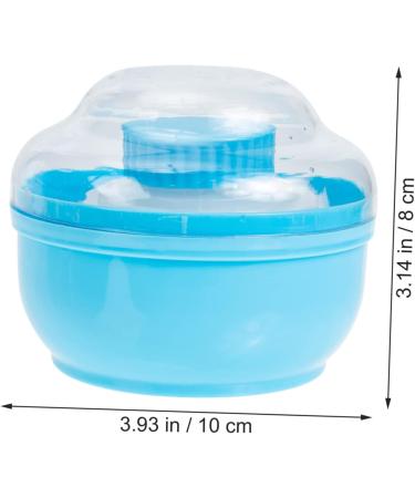 2 Sets Powder Puff Box Makeup Powder Puff Baby After- Talcum Powder Puff Body Nursing Supplies Child 10x10cm Blue - Buy Online on GoSupps.com