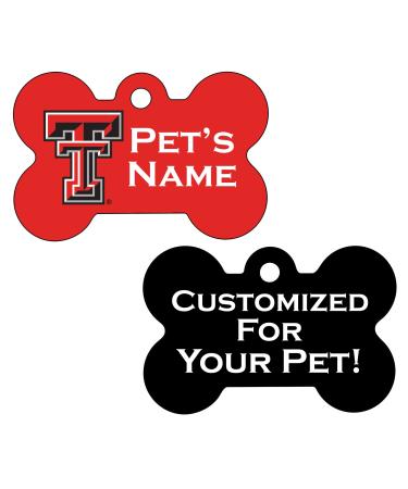Texas Tech Red Raiders 2-Sided Pet Id Dog Tag | Officially Licensed | Personalized for Your Pet