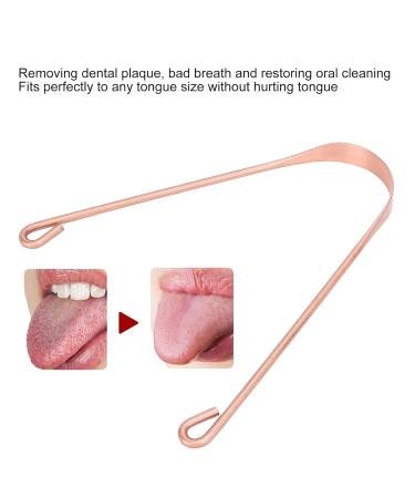 Premium 100% Pure Copper Tongue Scraper | Professional Tongue Cleaner for Bad Breath & Oral Care - Ideal for Adults & Children - Buy Online on GoSupps.com
