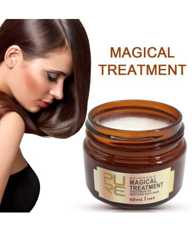 Busgirl Set of 2 Magic Treatment Hair Masks 5 Seconds for Repairing Damaged Hair Professional Hair Conditioner for Molecular Roots 60 ml (Pack of 2) - Buy Online on GoSupps.com