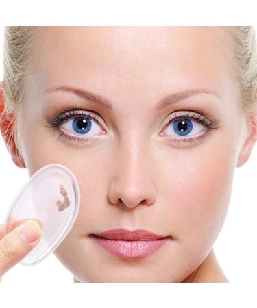 Silicone Makeup Sponge - Leaf Shape Beauty Blender for Flawless Application | Clear Gel Face Puff - Perfect for Creams & Cleansing - Buy Online on GoSupps.com