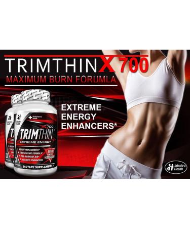 TrimThin® X700 Thermogenic Diet Pills with Maximum Energy Manufactured in USA 120 Capsules - Buy Online on GoSupps.com