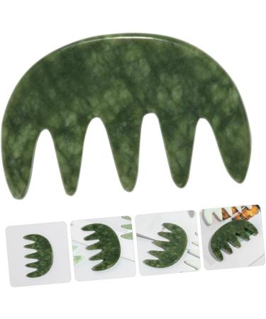 Collbath Jade Massage Comb | Handcrafted Tool for Scalp & Body Massage | Effective & Reliable Creative Massage Comb - Buy Online on GoSupps.com