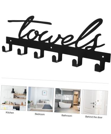 PRETYZOOM Towel Holder Towel Bathroom Rack Organizer Hooks Outdoor Professional Hanger Iron Pool Storage Art Hook - Buy Online on GoSupps.com