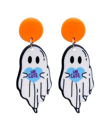 Feylie von Ohrringen Halloween-earrings spook-bobing earrings cartoon creepy earrings for women girls jewelry party decorations earrings style 5