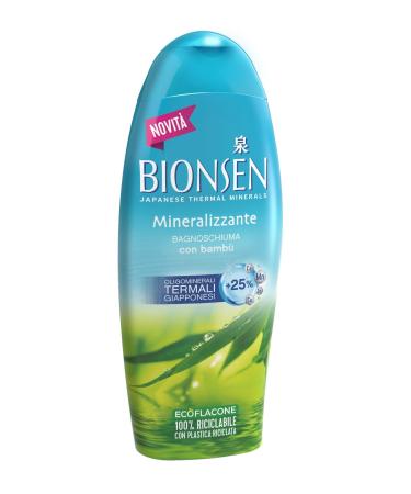 Bionsen Shower Gel Mineralizer with Bamboo and Japanese Thermal Trace Elements 550 ml 18.5 Fl Oz made in Italy italian import