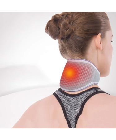 Neck Support Brace Self-Heating Warmth Hot Compress Neck Protection Magnet Physiotherapy Belt for Relieve Cervical Muscle Pain and Pressure in Spine - Buy Online on GoSupps.com