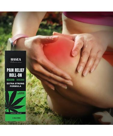 HASEA Active Care Hemp Gel - Muscle & Joint Relief Roll-On | Highly Effective Hemp Oil Formula for Pain Relief - Buy Online on GoSupps.com