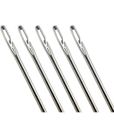 YAWALL Self Threading Needles 24pc Set with Wood Case - Easy Thread Hand Sewing Needles (Light Brown) - Buy Online on GoSupps.com