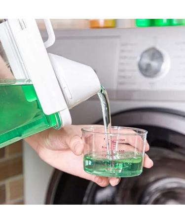 rongweiwang Easy-to-Clean Airtight Laundry Detergent Dispenser Transparent Lightweight And Easy To Carry Plastic Large Capacity - Buy Online on GoSupps.com