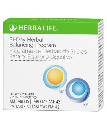 Herbal Balancing Program of 21-Days 42 Tablets for AM/42 Tablets for PM Dietary Supplement