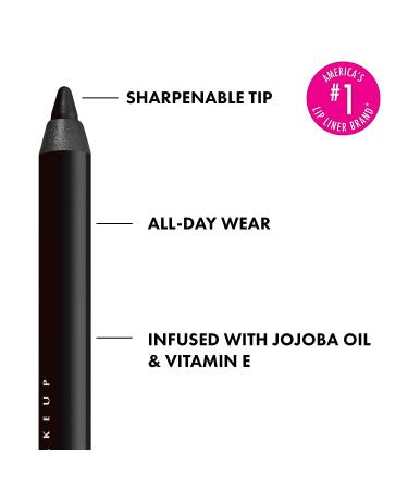 NYX Evil Genius Lip Liner - Longwear Lip Pencil with Jojoba Oil & Vitamin E - Buy Online on GoSupps.com