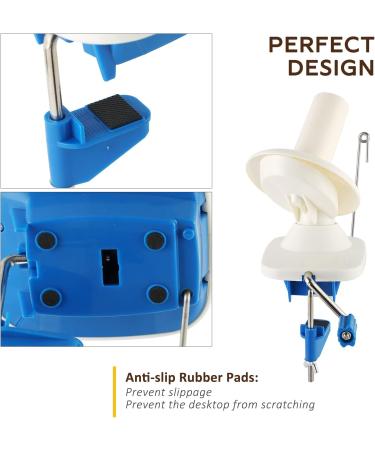 MYFULLY Manual Yarn Ball Winder - 4-Ounce Capacity Hand-Operated Holder for Swift Yarn Wool Fiber String Ball - Buy Online on GoSupps.com