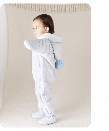 Famuka Baby Winter Down Snowsuit Hooded Puffer Outwear Blue 18-24 Months - Buy Online on GoSupps.com