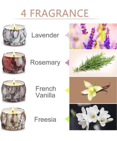 4-Piece Soy Wax Aromatherapy Candles Set | Perfect Gifts for Women - Mother's Day & Birthdays - Buy Online on GoSupps.com
