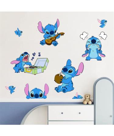 Lilo and Stitch 3D Wall Stickers - Children Cartoon Decals for Bedroom Decor - 16.5X23.6 inch - Buy Online on GoSupps.com