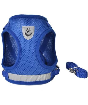 Femax Dog Harness & Linen Set Soft Mesh Padded Reflective Adjustable & Breathable for Puppies & Cats (Chest 35-40 cm) Perfect for Walking Running & Training - Buy Online on GoSupps.com