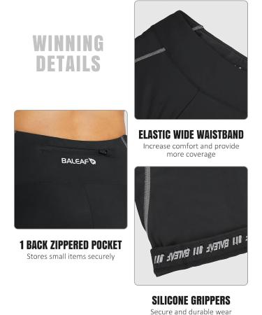 Shop Baleaf Women s Padded 3/4 Bicycle Pants - Summer Cycling Leggings (UPF 50+) | Black & Gray XL - International Shipping Available - Buy Online on GoSupps.com