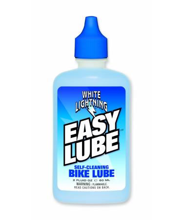 White Lightning Easy Lube Bike Lubricant Squeeze Bottle, 2-Ounce