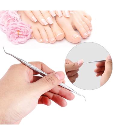 Professional Ingrown Toenail Care Correction Lifter File Cleaner Double Ended Pedicure Tool Stainless Steel Easy to Clean Suitable for Personal Home Use - Buy Online on GoSupps.com