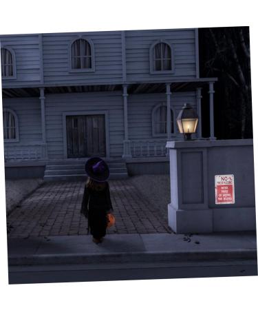 Zerodeko 2pcs Warning Tin Painting Emblems Metal Halloween Wall Art Retro Iron Vintage Signs Iron Painting - Buy Online on GoSupps.com