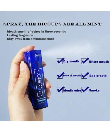 Spray Odor Breath Treatment - Remove Halitosis & Freshen Mouth - 10ML | HsL552 Blue | Best Oral Care Solution - Buy Online on GoSupps.com