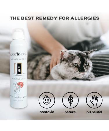 Kotomoda Probiotic Anti-Allergy Spray for Cats - 200ml | Soothing Relief for Cat Allergies | International Shipping Available - Buy Online on GoSupps.com