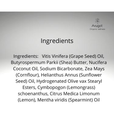 Organic Orchard Lemon Deodorant Sourced & Made in Israel | All Natural for Men & Women No Stain Aluminum Free & Zero Waste | Cruelty Free Vegan Citrus Scent - 1.7 Fl Oz - Buy Online on GoSupps.com