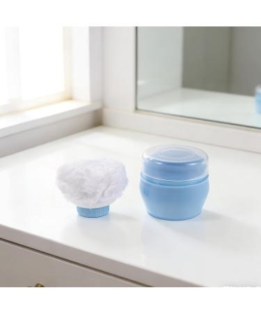 VICASKY Lot de 2 Bo tes Poudre Rechargeable avec Houppette Portable Bleu Ciel R cipient tanche pour Poudre Corporelle B b Format Voyage Pratique pour Soins Peau Sensible - Buy Online on GoSupps.com