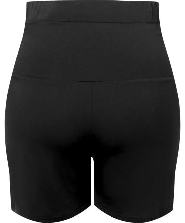 Amorbella Women's Maternity Yoga Shorts XL Black - Comfortable Pregnancy Lounge Wear Pants - Buy Online on GoSupps.com