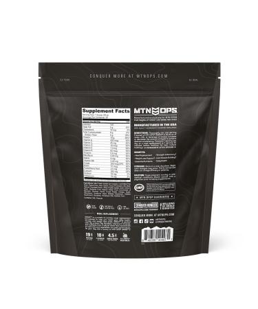 MTN OPS Ammo Meal Replacement Shake Powder 19g Protein 10g Flaxseed 4.5g Whole Foods Real Fruits & Vegetables Daily Nutrition & On-the-Go Fuel 30 Servings Peanut Butter Chocolate - Buy Online on GoSupps.com