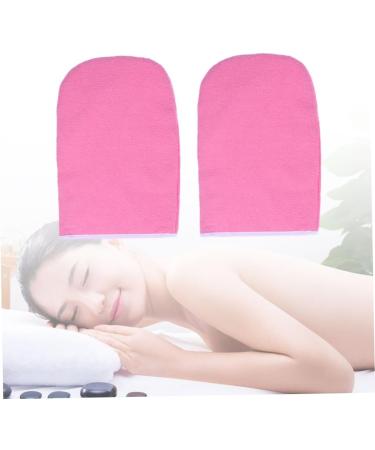 Healeved 1 Pair Paraffin Wax Gloves Hand Spa Cover Bath Treatment Mitt Hand Treatment Mitts Insulated Gloves Boots Pink Thicken - Buy Online on GoSupps.com