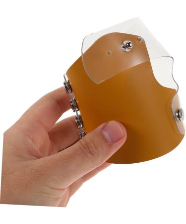  Healeved Healeved Palette for nail art and hand care makeup tray foundation mixing palette foundation plate for liquid makeup foundation plate makeup storage wax applicator pvc Light Brown - Buy Online on GoSupps.com