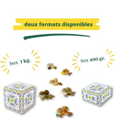 RAREZZE - Sicilian marzipan pastries in a pretty decorated biscuit box (gr.400). RAREZZE: Sicilian cupcakes cannoli cassate artisanal pastry - Buy Online on GoSupps.com