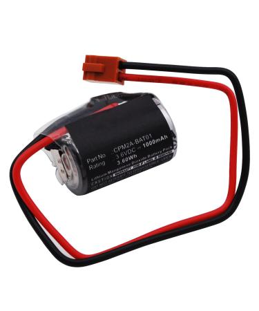 Synergy Digital PLC Battery Compatible with Omron CPM2A-BAT01 PLC (Ni-MH 3.6V 150mAh) Ultra High Capacity Replacement for Motorola R2600 Battery