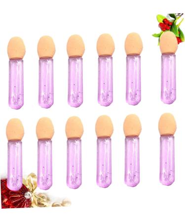 Beavorty 100pcs Make up for Face Disposable Eyeshadow Sponge Eye Shadow Applicator Eye Shadow Brush 3.6X1.2 cm Violet - Buy Online on GoSupps.com