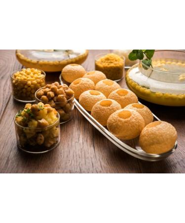 JCR Pani Puri Raw Granules Gol Gappa 200g for frying air frying or microwave - Buy Online on GoSupps.com
