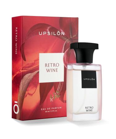 UP_SILON Retro Wine Eau De Parfum | EDP Premium Long Lasting Luxury Perfume | For Women Ladies | Travel Friendly Fragrance | Spray Scent 50ml - Spicy & Sweet