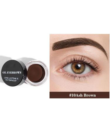 Colorful eyebrow cream waterproof three-dimensional stereotypes above the color eyebrows (10) - Buy Online on GoSupps.com